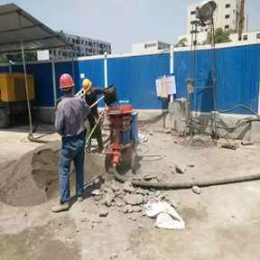 河南PZ-7噴漿機現場案例